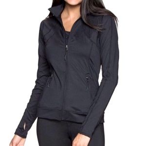 Kyodan Black Athletic Active Jacket. Full zip.